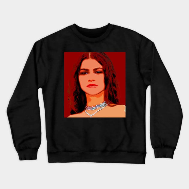 zendaya Crewneck Sweatshirt by oryan80